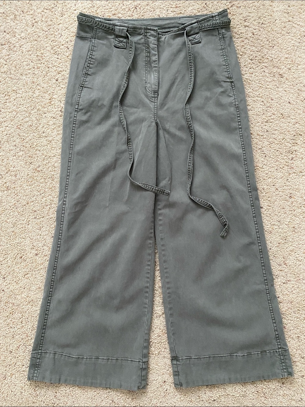 Splendid Marisol Wide Leg Crop Pants. L.